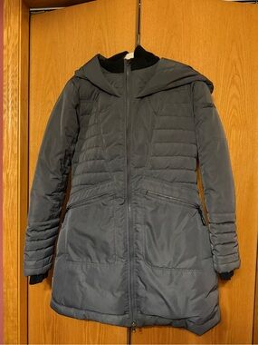 Lole Women's Quilted Hooded Puffer Coat - Gray